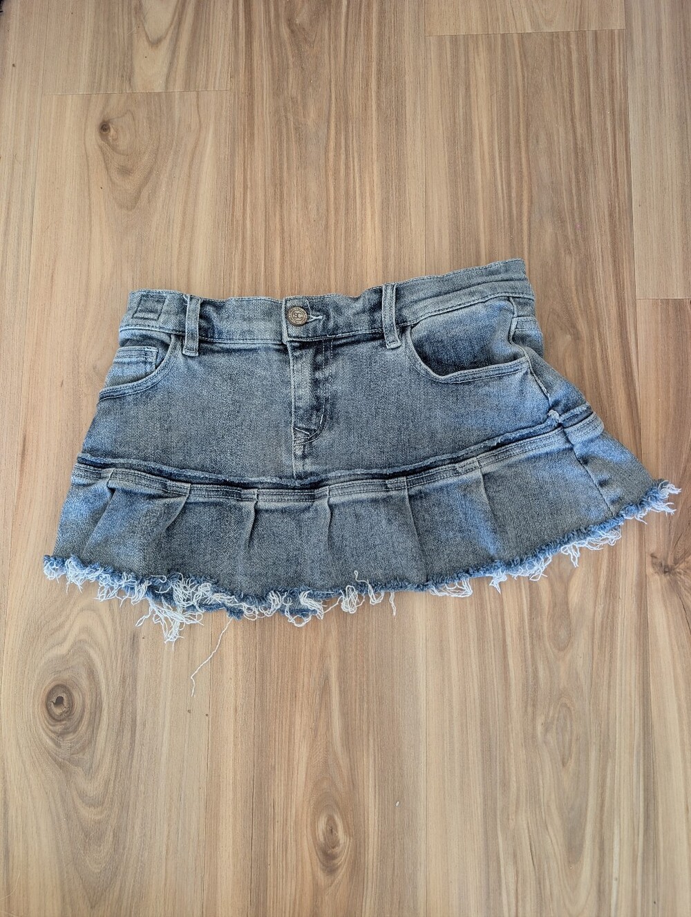 Sweet Chilling Low Rise Denim Mini Skirt Y2K
